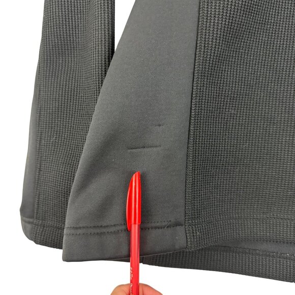 Spyder Mens XXL Quarter-Zip Pullover Long Sleeve Fleece Jacket Spider Logo Black - Picture 6 of 14